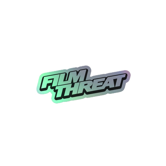Film Threat Holographic Sticker