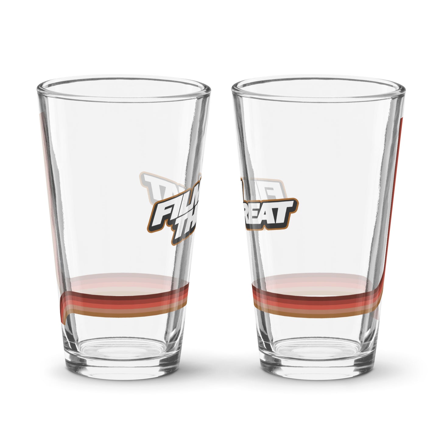 Film Threat Retro Shaker Pint Glass