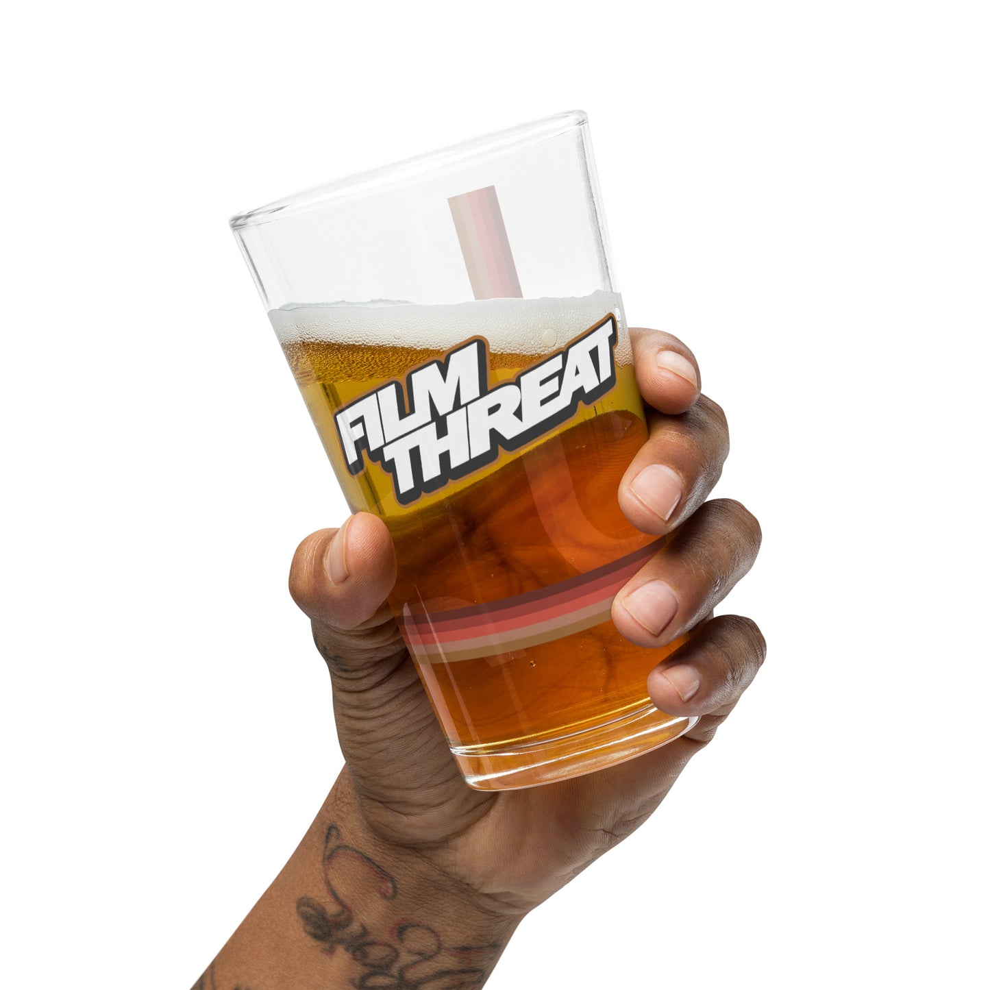 Film Threat Retro Shaker Pint Glass
