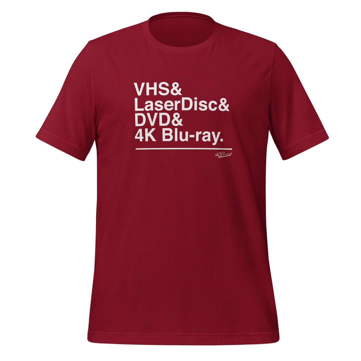 VHS & LaserDisc & DVD & 4K Blu-ray Unisex T-Shirt