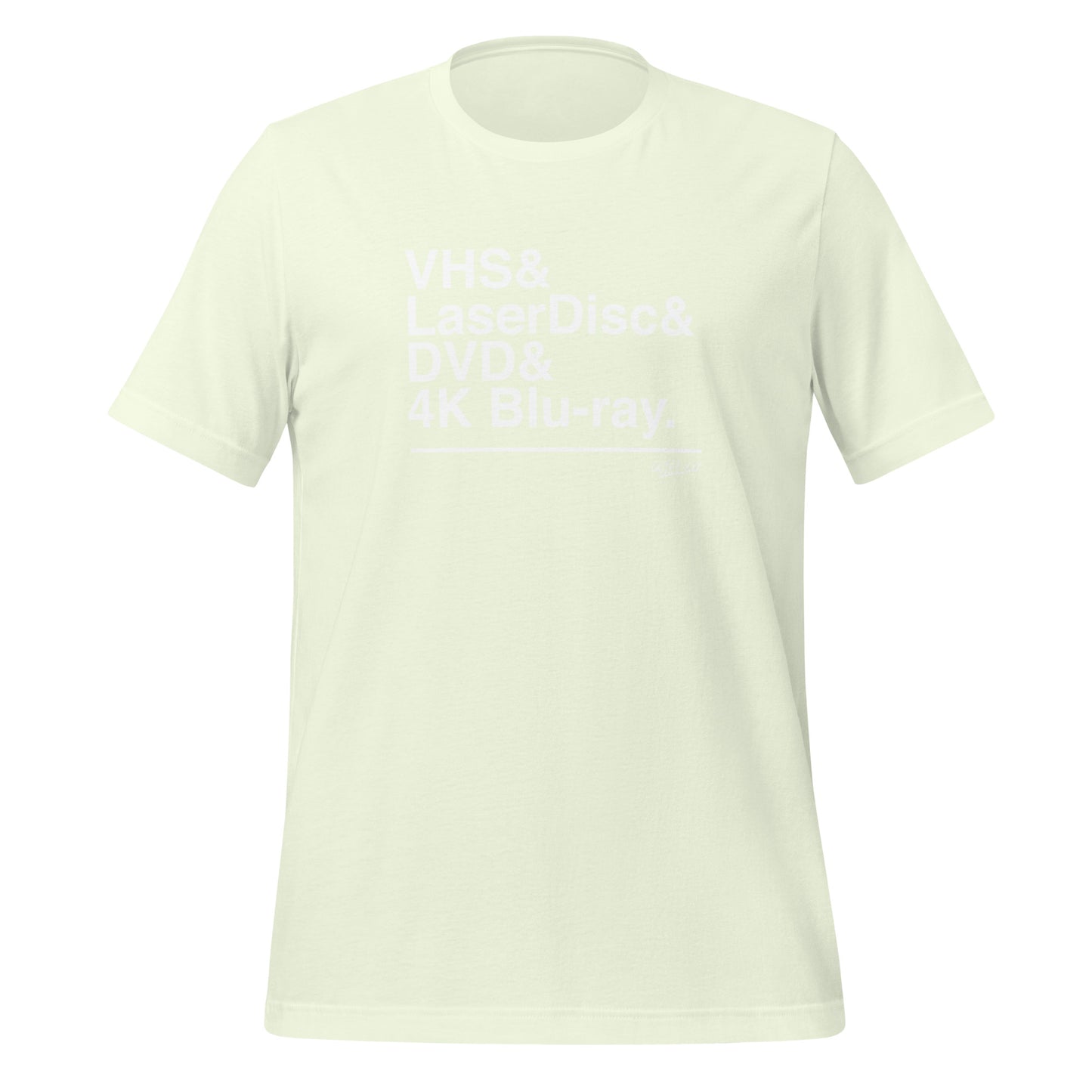 VHS & LaserDisc & DVD & 4K Blu-ray Unisex T-Shirt
