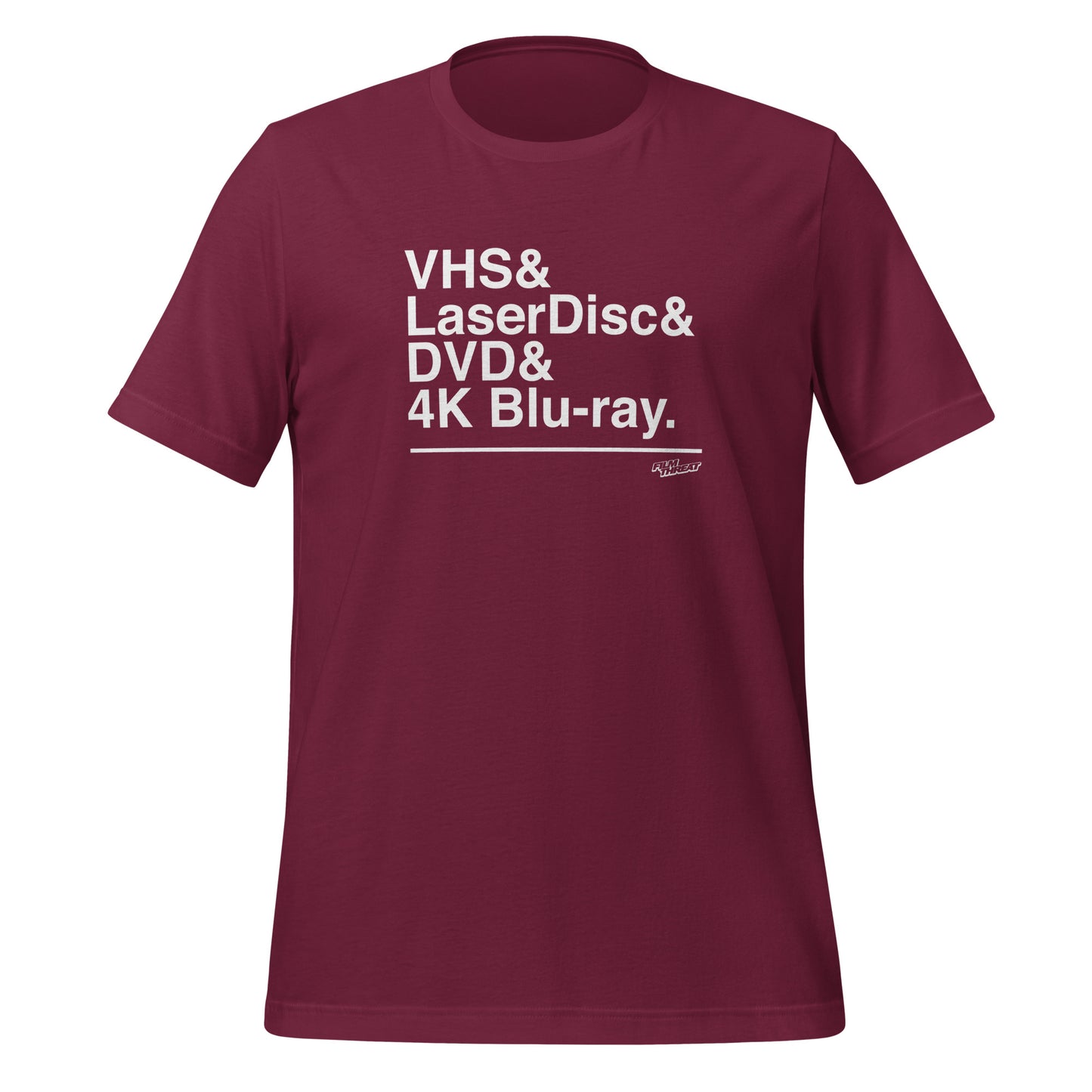 VHS & LaserDisc & DVD & 4K Blu-ray Unisex T-Shirt