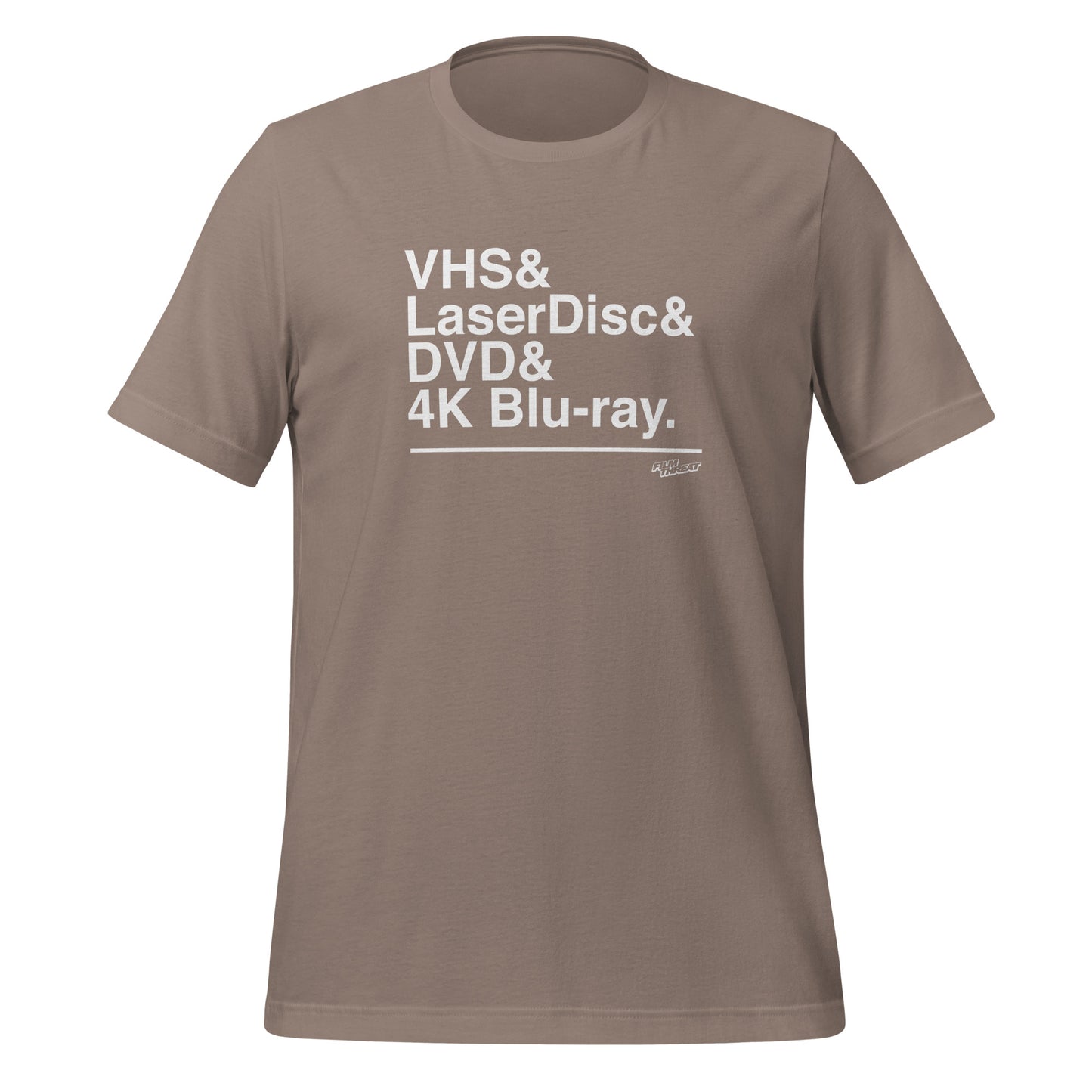 VHS & LaserDisc & DVD & 4K Blu-ray Unisex T-Shirt