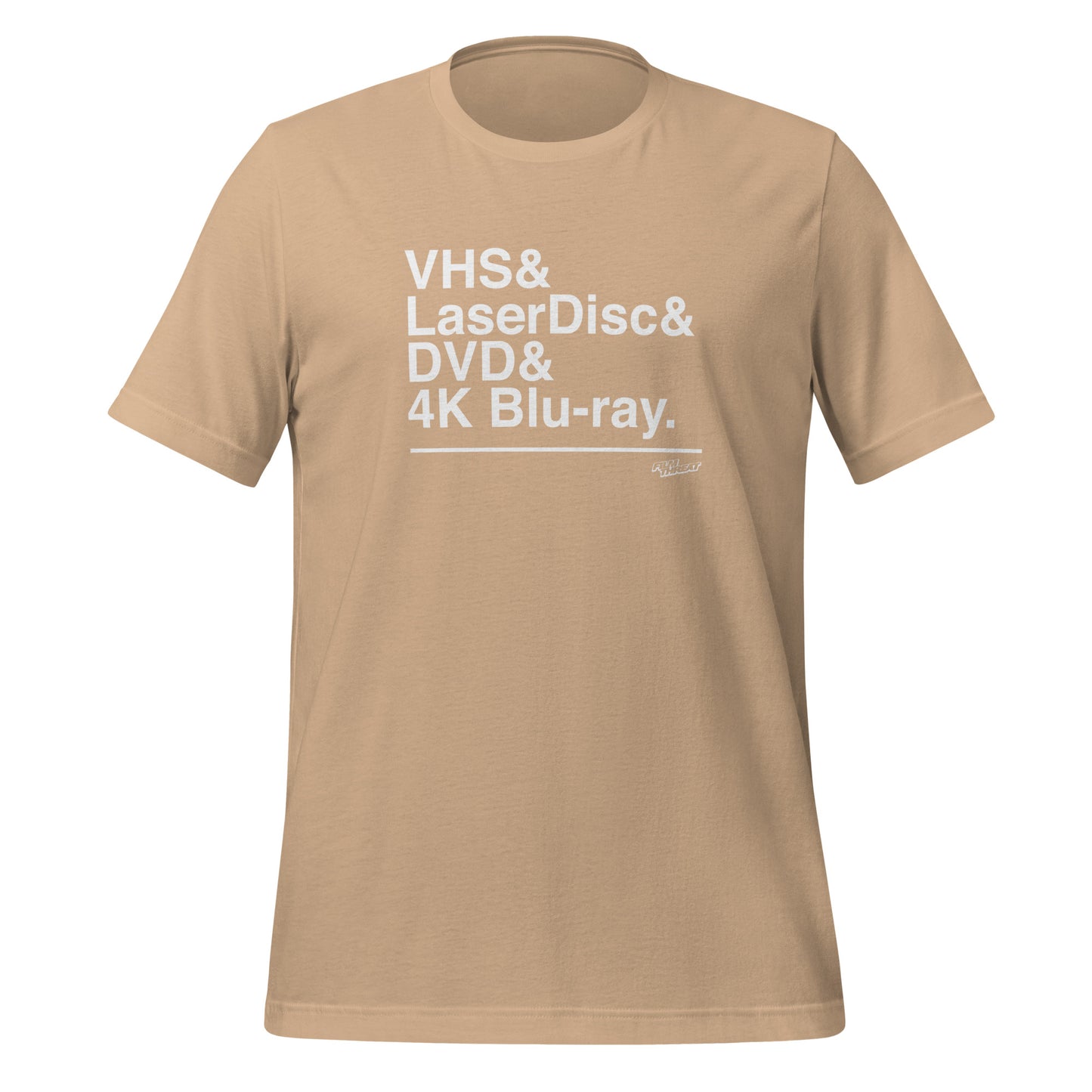 VHS & LaserDisc & DVD & 4K Blu-ray Unisex T-Shirt