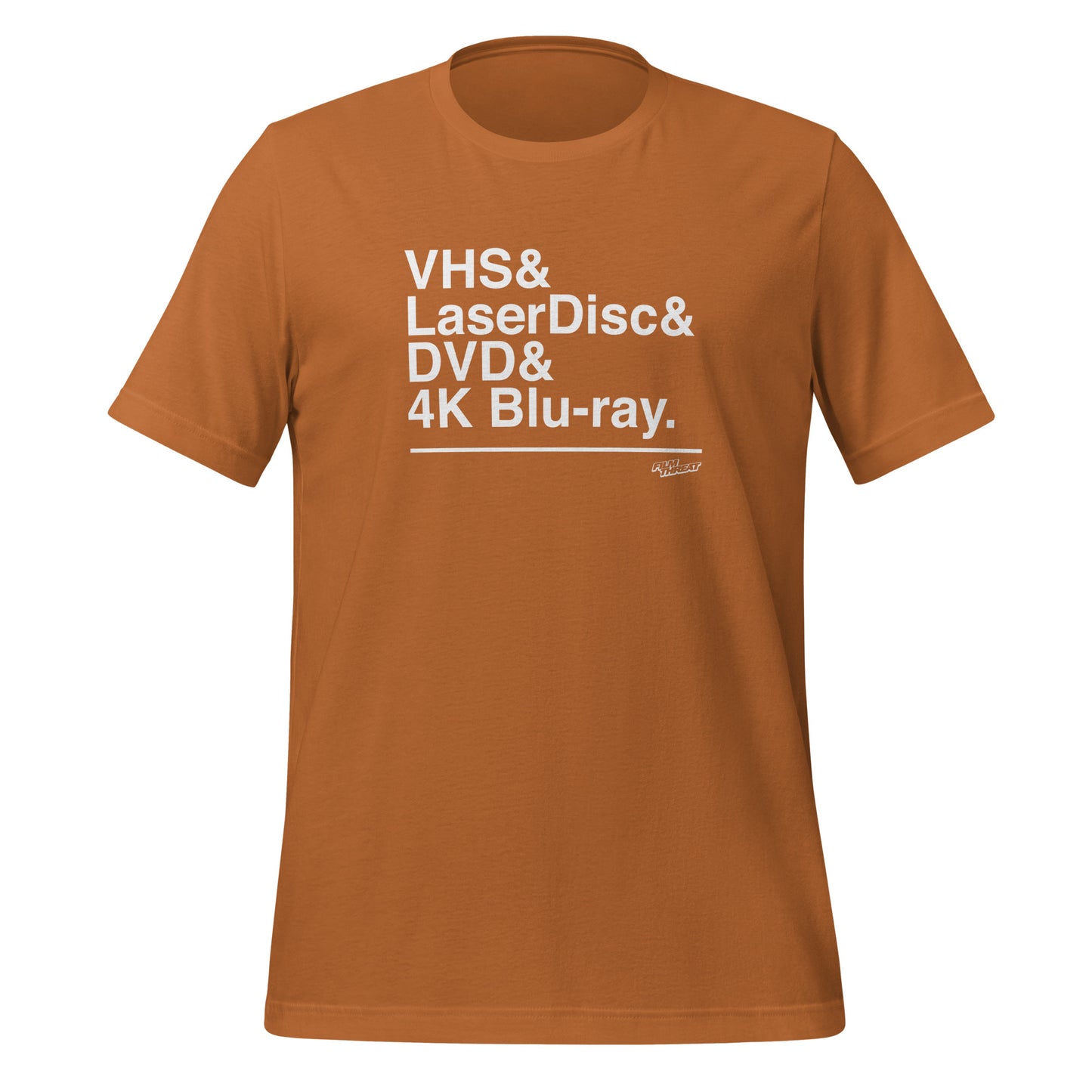 VHS & LaserDisc & DVD & 4K Blu-ray Unisex T-Shirt