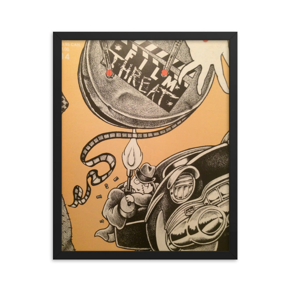 Framed "Match to a Reel" Poster