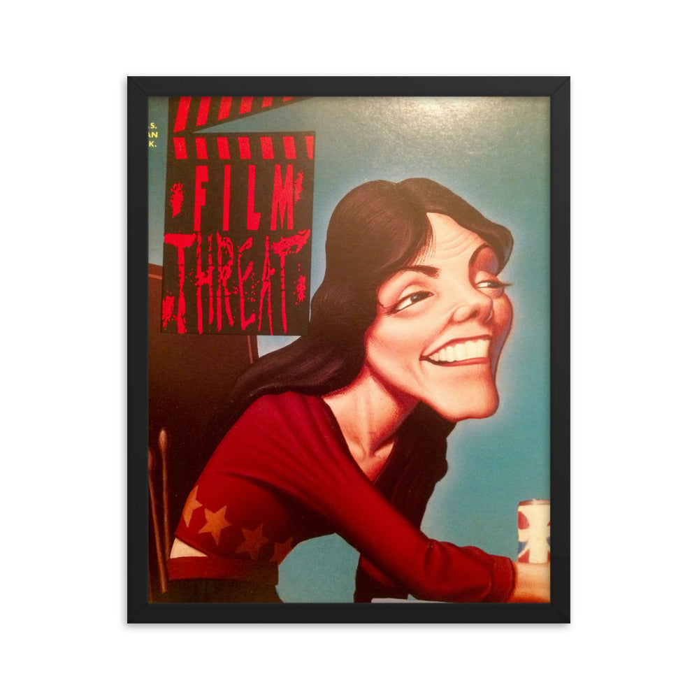 Framed Classic Film Threat Cover Poster
