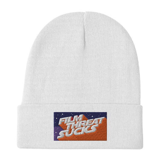 Embroidered Film Threat Sucks Beanie - Film Threat