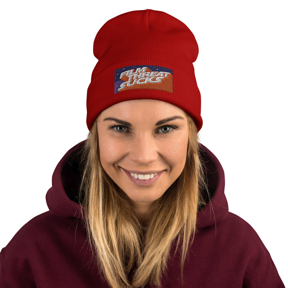 Embroidered Film Threat Sucks Beanie - Film Threat