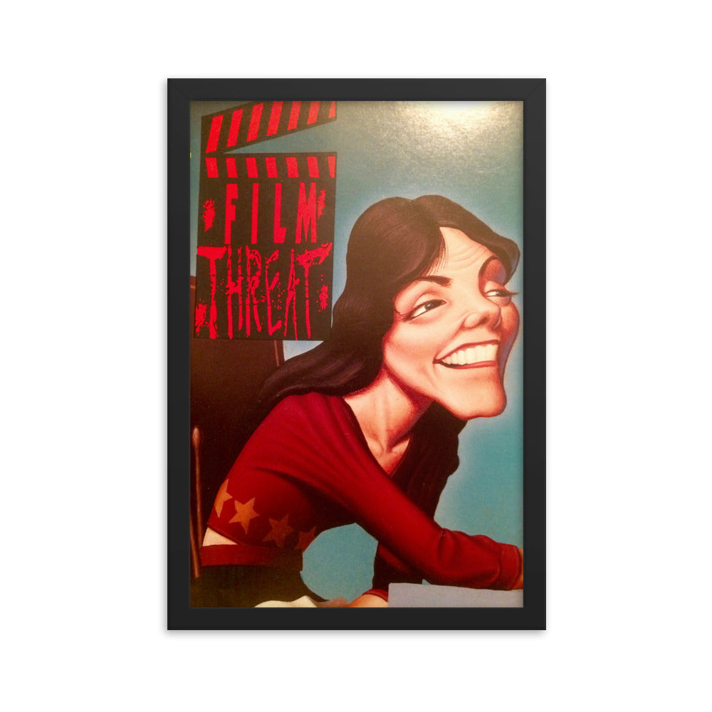 Framed Classic Film Threat Cover Poster